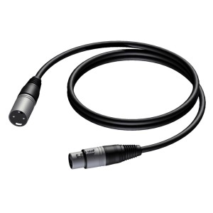 PROCAB CAB901 kabel audio 5 m XLR Czarny