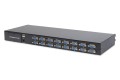 Digitus Konsola modułowa z monitorem TFT o przekątnej 19” (48,3 cm), 16-portowym przełącznikiem KVM & touchpadem, klawiatura amerykańska - 2429099