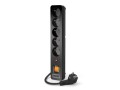 ACAR X5 Czarny 5 x gniazdo sieciowe 230 V 1,5 m - 2666765