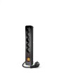 ACAR X5 Czarny 5 x gniazdo sieciowe 230 V 1,5 m - 2666763