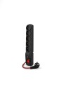 ACAR F5 POWER Czarny 5 x gniazdo sieciowe 230 V 10 m - 2666780