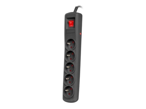 LISTWA ZASILAJĄCA NATEC BERCY 400 3M 5X 230V PL CZARNA - 2666791