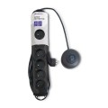 Qoltec 50171 ochrona przeciwprzepięciowa Czarny 7 x gniazdo sieciowe 230 V 1,5 m - 2666810