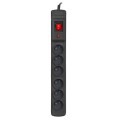 Armac M6/25/CZ rozdzielacz zasilania PDU 6 x gniazdo sieciowe Czarny - 2666830