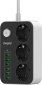 Energizer EPB2500W00EU rozgałęziacz 2 m 4 x gniazdo sieciowe Wewnętrzna Biały - 2513058