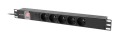 Lanberg PDU-05E-0200-IEC-BK rozdzielacz zasilania PDU 5 x gniazdo sieciowe 1U Czarny - 2666866