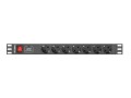 LANBERG LISTWA ZAS. RACK PDU (1U,16A,7X SHUKO,2M) - 2666876