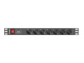 LANBERG LISTWA ZAS. RACK PDU (1U,16A,7X SHUKO,2M) - 1194147