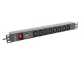 LANBERG LISTWA ZASILAJĄCA RACK PDU (1U, 16A, 8X IEC C13) - 1049923