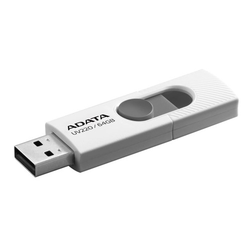 Pendrive ADATA UV220 64GB USB 2.0 white-gray - 877814