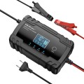 Qoltec 52490 Inteligentna mikroprocesorowa ładowarka 12V 8A | 24V 4A| Prostownik z funkcją naprawy do akumulatora AGM GEL | LCD - 2664005