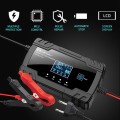 Qoltec 52490 Inteligentna mikroprocesorowa ładowarka 12V 8A | 24V 4A| Prostownik z funkcją naprawy do akumulatora AGM GEL | LCD - 2664009