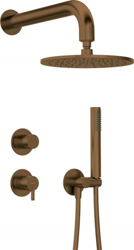 Zestaw prysznicowy podtynkowy z głowicą prysznicową - 2656450