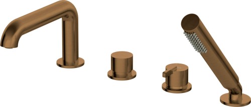 Bateria wannowa 4-otworowa z zestawem prysznicowym - 2656512