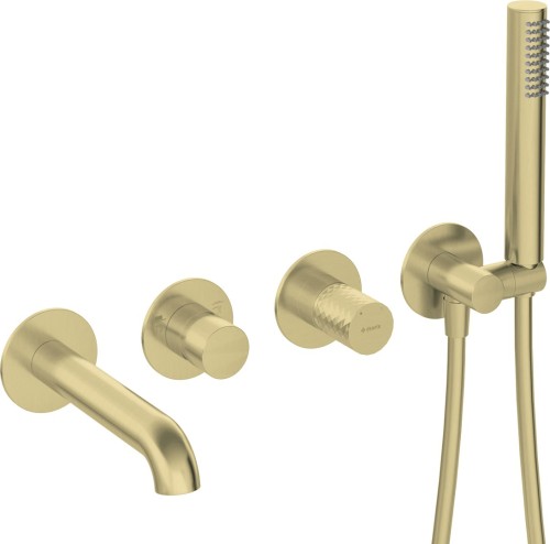 Bateria wannowa 4-otworowa podtynkowa - 2656537