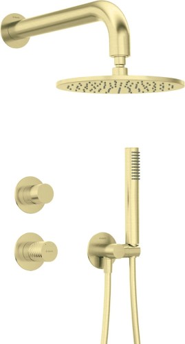 Zestaw prysznicowy podtynkowy z głowicą prysznicową - 2656572