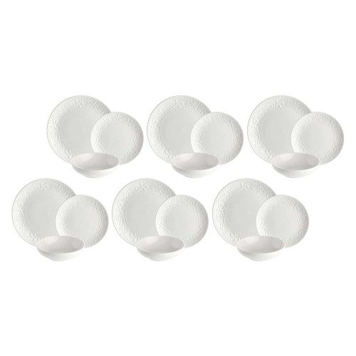 LA PORCELLANA BIANCA SOGNANTE Zestaw stołowy (18 elementów) - 2657298