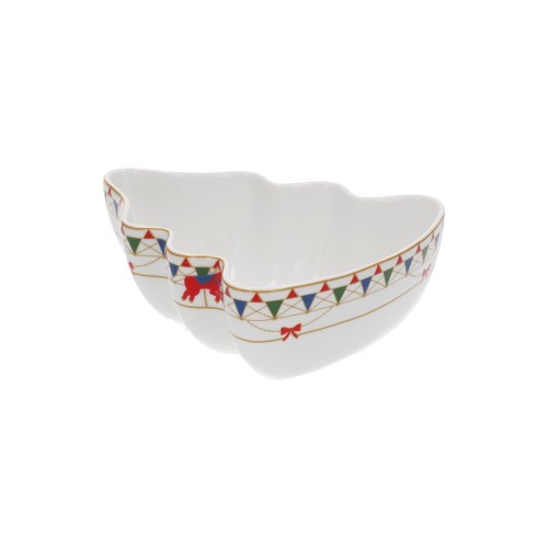 Miska w kształcie choinki Xmas Carousel - 20 cm - 2657299