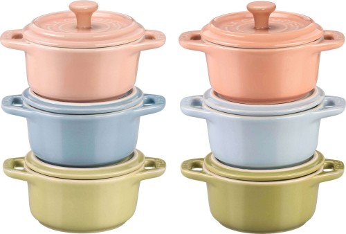 Zestaw STAUB GIFT GIVING 6x Mini cocotte okrągły 10 cm, wielokolorowe - 2657309