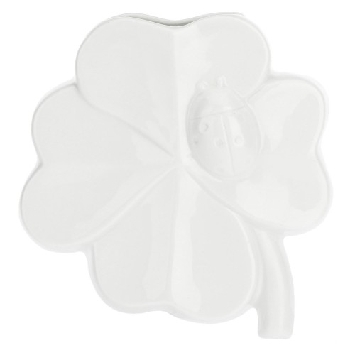 LA PORCELLANA BIANCA LEOPOLDINA Nawilżacz powietrza koniczyna 20 cm - 2657319