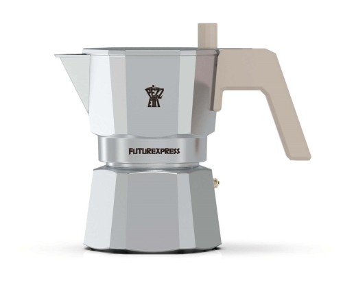PEZZETTI FUTUREXPRESS Aluminiowa kawiarka (1 filiżanka) - Srebrny - 2657398