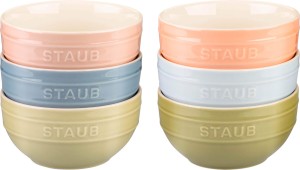 Zestaw 6 misek STAUB SERVING 14 cm, wielokolorowe (1029319)