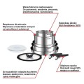Zestaw garnków TEFAL Ingenio Emotion L897SA74 10ele - 2657525