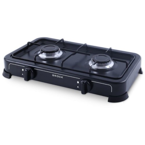 Kuchenka gazowa Brock GS 2002 BK 2-palniki Czarny - 2657907