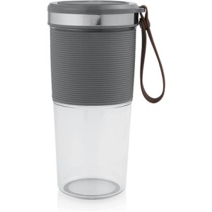 Tristar BL-4475 blender 0,4 l Blender sportowy 50 W Szary, Stal nierdzewna, Przezroczysty