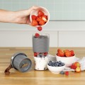 Tristar BL-4475 blender 0,4 l Blender sportowy 50 W Szary, Stal nierdzewna, Przezroczysty - 2658294
