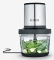 SEVERIN ROZDRABNIACZ INOX/SZKŁO, SZKLANY POJEMNIK O POJ. 1L, WOLNY OD BPA, DO MYCIA W ZMYWARCE, 2 POZIOMY MOCY, 400W KM3867 - 2658334