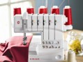 Overlock Singer 14T968 maszyna do szycia, prąd elektryczny, biała - 2658454