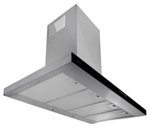 Okap kominowy AKPO WK-4 FENIKS SLIM GLASS 90 (435,6 m3/h; 900mm; kolor czarny)