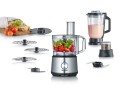 SEVERIN MULTI ROBOT KUCHENNY INOX, SZKLANY MIKSER KIELICHOWY 1,5 L, MŁYNEK 140 ML, POJEMNIK ROBOCZY 1,5 L, MOC 1200W KM3892 - 2659356
