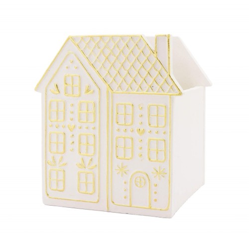 RITUALI DOMESTICI LALINEADORO Wysoka osłonka na doniczkę dom 15.5 x 14 x 18 cm - 2660295
