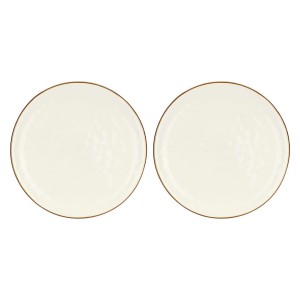 ROSE&TULIPANI CONCERTO IVORY Zestaw 2 talerzy do pizzy 33 cm
