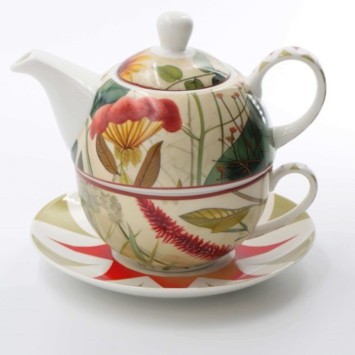 ROSE&TULIPANI MIRABILIA Tea4One ze spodkiem 300 ml, czerwony - 2660359