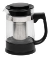 Resto Kitchenware 90512 dzbanek do herbaty Pojedynczy dzbanek 950 ml Czarny, Przezroczysty - 2660432