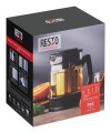 Resto Kitchenware 90512 dzbanek do herbaty Pojedynczy dzbanek 950 ml Czarny, Przezroczysty - 2660439