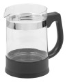 Resto Kitchenware 90512 dzbanek do herbaty Pojedynczy dzbanek 950 ml Czarny, Przezroczysty - 2660435