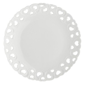 LA PORCELLANA BIANCA VALENTINO Zdobiony talerz 20 cm