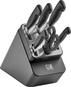 ZWILLING FOUR STAR Zestaw 5 noży w bloku samoostrzącym 2.0