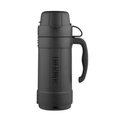 Termos szklany 750 ml z jednym kubkiem THERMOS - czarny - 2660553