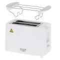 Adler AD 3223 toster 6 2 kaw. 750 W Biały - 2660598