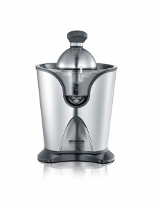 SEVERIN WYCISKARKA DO CYTRUSÓW, POJ. 400ML, STAL, 2 STOŻKI, RAMIĘ Z ALUMINIUM, REGULATOR MIAZGI OWOCOWEJ, MOC 160W CP3544