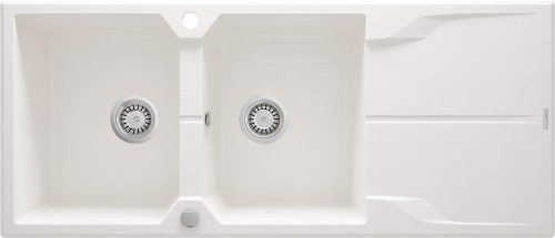Zlewozmywak granitowy 2-komorowy z ociekaczem ZQN_A213 - 2661216