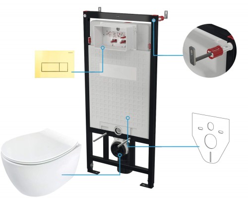 Zestaw WC podtynkowy 6 w 1 - 2661291