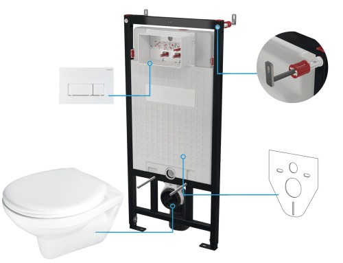 Zestaw WC podtynkowy 6 w 1 - 2661292