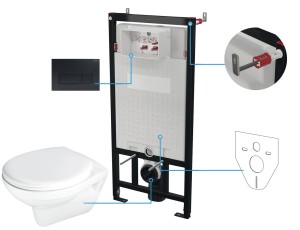 Zestaw WC podtynkowy 6 w 1