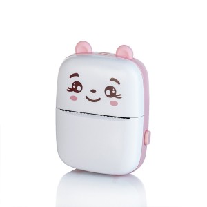 Extralink Mini drukarka termiczna EPP-001 Różowa Bluetooth, USB-C, 1200 mAh, 210 dpi